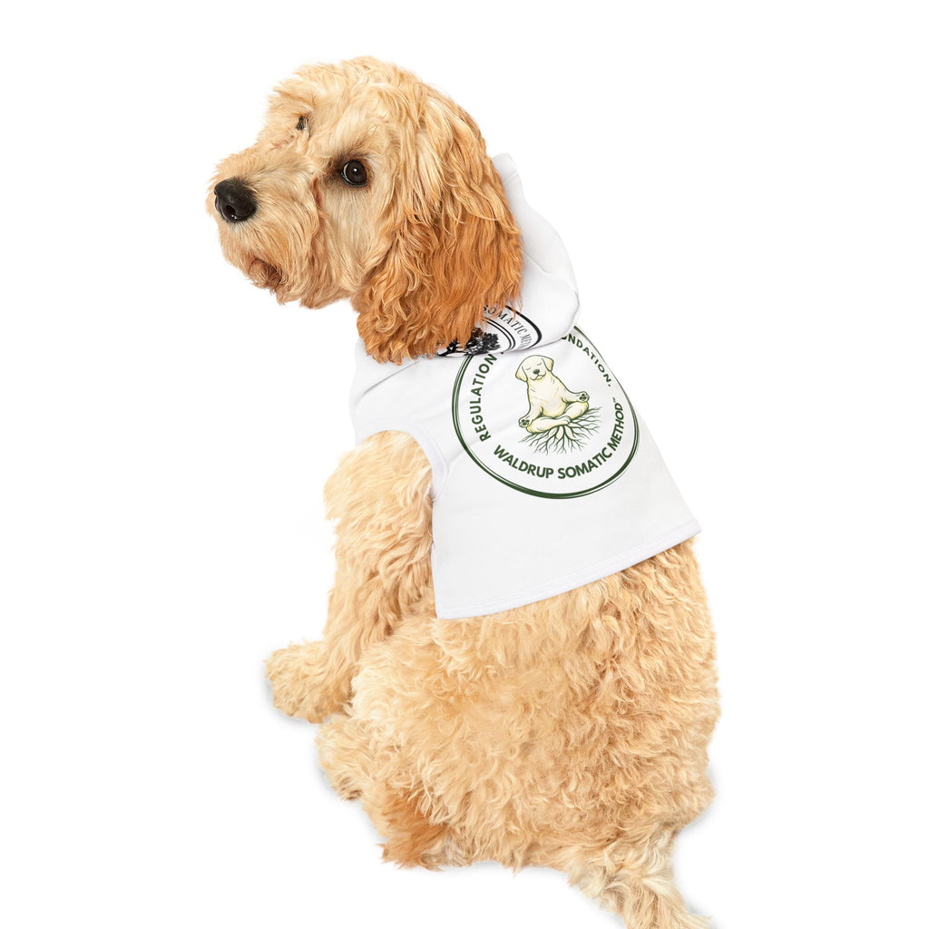 Pet Hoodie — "Regulation Is The Foundation" Labrador Somatic Method Dog Hoodie