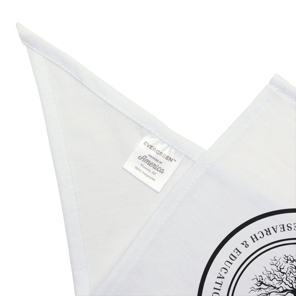 Pet Bandana — Round Tree Logo Dog & Cat Bandana, Minimal Natural Vibe