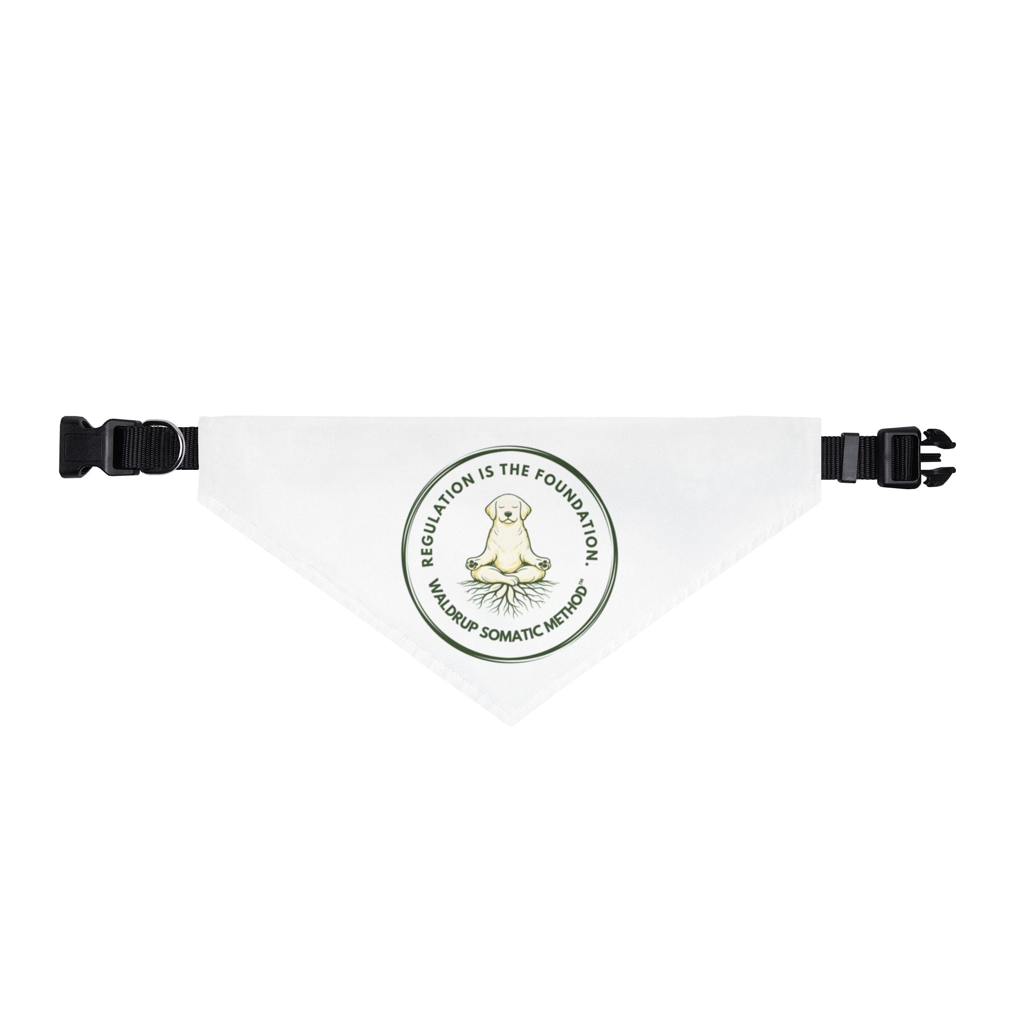 Clip-On Pet Bandana — "Love Unconditionally" Cute Dog Collar Scarf
