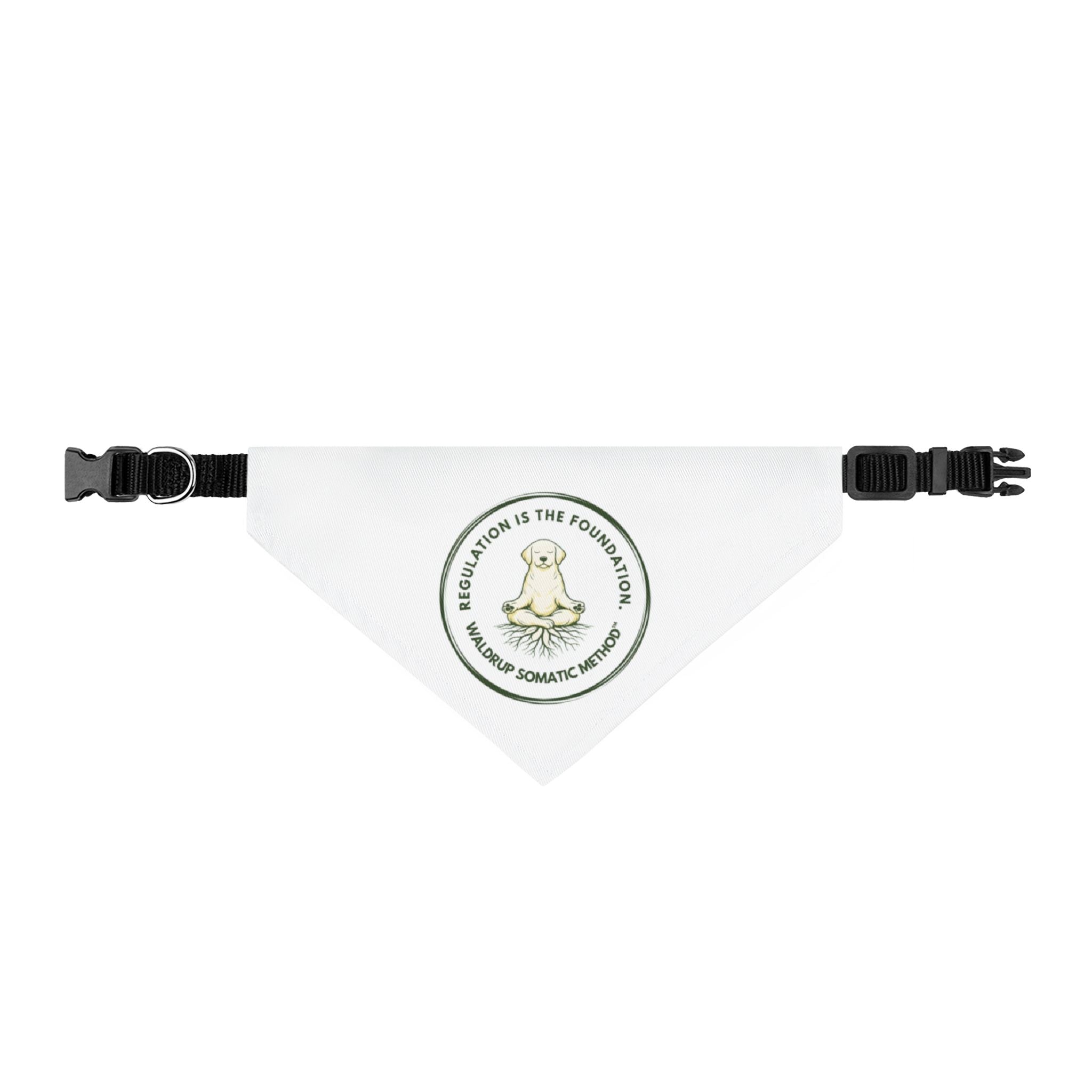 Clip-On Pet Bandana — "Love Unconditionally" Cute Dog Collar Scarf